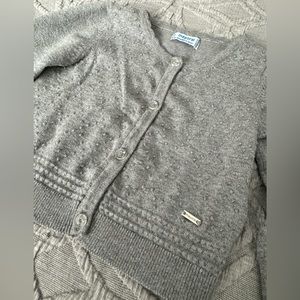 Mayoral grey knit cardigan